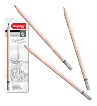 Bruynzeel Expression Graphite Çizim Seti 6 lı