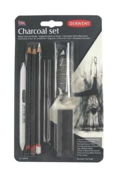 Derwent Charcoal Set 10 Parça