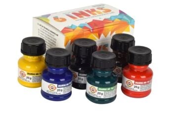 Kohinoor Teknik Çizim Mürekkebi 6 lı Set 6x20gr