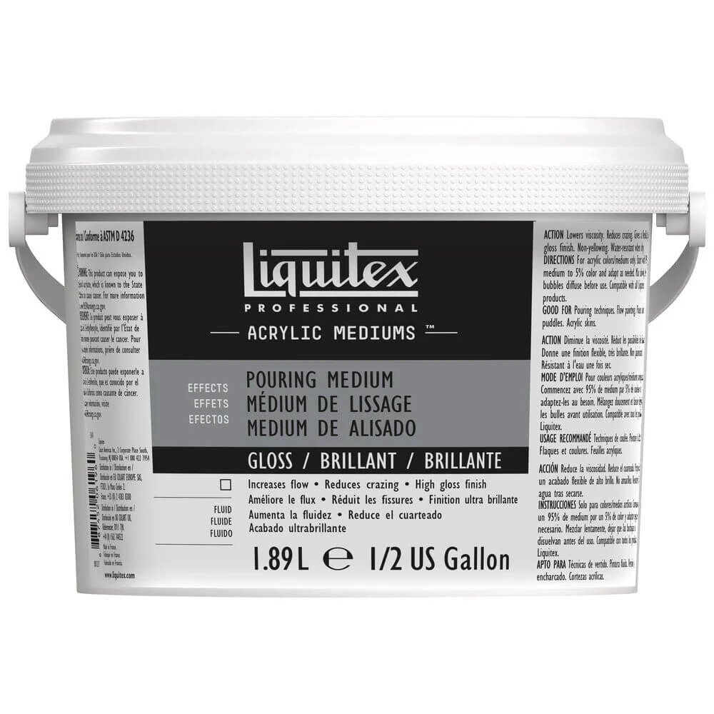 Liquitex Professional Gloss Pouring Medium Akrilik Parlak Dökme Medyumu 1.89 Litre