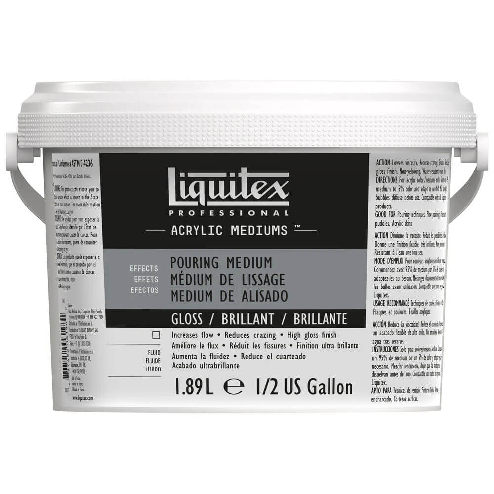 Liquitex Professional Gloss Pouring Medium Akrilik Parlak Dökme Medyumu 1.89 Litre