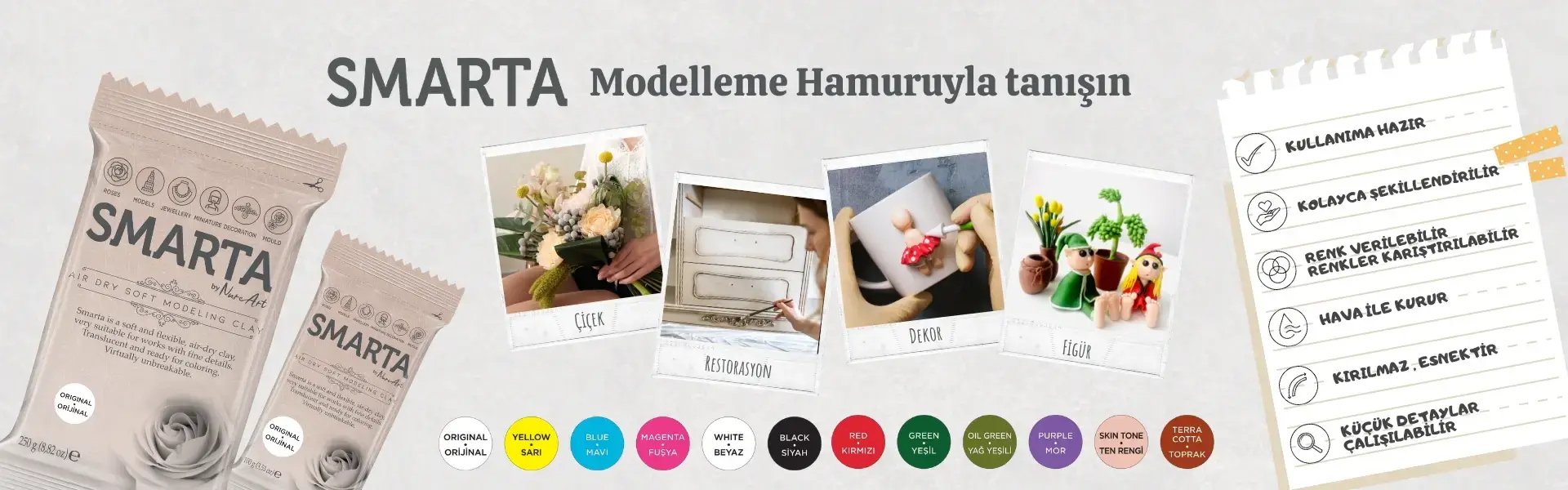 Smarta soğuk seramik hamuru